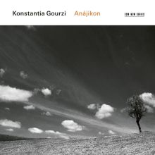 Album cover for Konstantia Gourzi: Anájikon by Minguet Quartett / Nils Mönkemeyer / Konstantia Gourzi / Lucerne Academy Orchestra / Luzerner Sinfonieorchester / William Youn