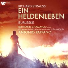 Album cover for Richard Strauss: Ein Heldenleben; Burleske by Antonio Pappano / Bertrand Chamayou
