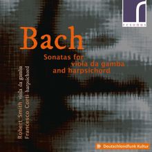 Album cover for Bach: Sonatas for Viola da Gamba and Harpsichord by Robert Smith / Francesco Corti