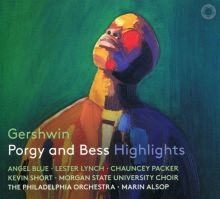 Album cover for Gershwin: Porgy & Bess Highlights by Angel Blue / Lester Lynch / Marin Alsop