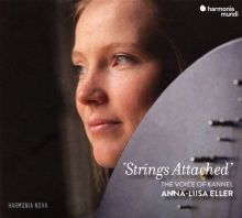 Album cover for Strings Attached: The Voice of Kannel by Anna-Liisa Eller