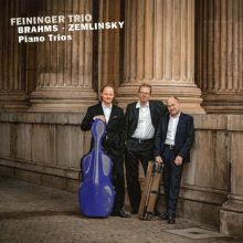 Album cover for Brahms, Zemlinsky: Piano Trios by Feininger Trio