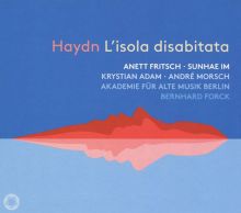 Album cover for Haydn: L'Isola Disabitata by Akademie für Alte Musik, Berlin / Bernhard Forck / Anett Fritsch / Sunhae Im