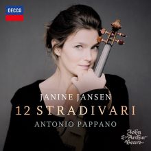 Album cover for 12 Stradivari by Janine Jansen / Antonio Pappano