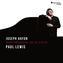 Album cover for Joseph Haydn: Piano Sonatas Nos. 20, 34, 51 & 52 by Paul Lewis