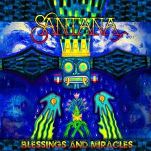 Album cover for Blessings and Miracles by Santana