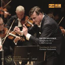 Album cover for Anton Bruckner: Symphonie Nr. 1 c-Moll WAB 101 by Christian Thielemann / Staatskapelle Dresden
