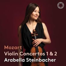 Album cover for Mozart: Violin Concertos 1 & 2 by Arabella Steinbacher