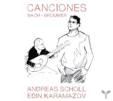 Album cover for Canciones: Bach, Brouwer by Andreas Scholl / Edin Karamazov