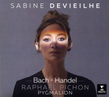 Album cover for Bach, Handel by Sabine Devieilhe / Raphaël Pichon / Pygmalion