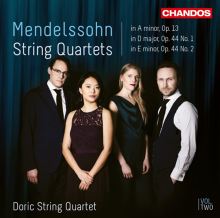 Album cover for Mendelssohn: String Quartets, Vol. 2 by Doric String Quartet