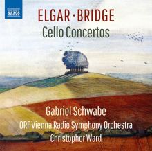 Album cover for Elgar, Bridge: Cello Concertos by Gabriel Schwabe / Christopher Ward / ORF Vienna Radio Symphony Orchestra