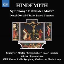Album cover for Hindemith: Symphony 'Mathis der Maler'; Nusch-Nuschi; Tänze; Sancta Susana by Marin Alsop