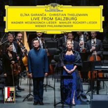 Album cover for Live from Salzburg -- Wagner: Wesendonck-Lieder; Mahler: Rückert-Lieder by Elīna Garanča / Christian Thielemann / Wiener Philharmoniker