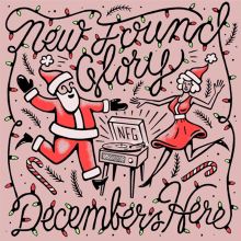Album cover for December's Here by New Found Glory