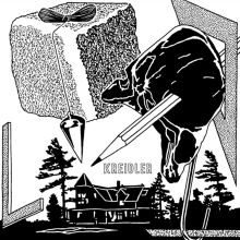 Album cover for Spells and Daubs by Kreidler