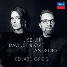 Album cover for Edvard Grieg by Lise Davidsen / Leif Ove Andsnes