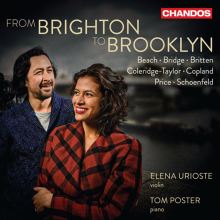 Album cover for From Brighton to Brooklyn by Elena Urioste / Tom Poster