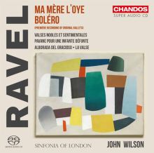 Album cover for Ravel: Ma mère l'Oye; Boléro by John Wilson / Sinfonia of London