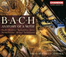 Album cover for B-A-C-H: Anatomy of a Motif by Simon Johnson