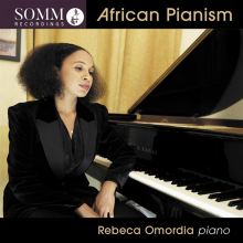 Album cover for African Pianism by Rebeca Omordia