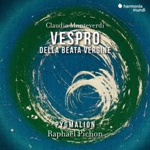 Album cover for Claudio Monteverdi: Vespro della Beata Vergine by Raphaël Pichon / Perrine Devillers / Pygmalion / Céline Scheen