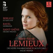 Album cover for Berlioz: Les Nuit d'Été; Ravel: Shéhérazade; Saint-Saëns: Mélodies Persanes by Marie-Nicole Lemieux / Monte Carlo Philharmonic Orchestra