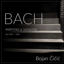 Album cover for Bach: Partitas & Sonatas BWV 1001-1006 by Bojan Čičić