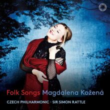 Album cover for Folk Songs by Magdalena Kožená / Simon Rattle / Czech Philharmonic