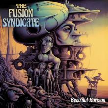 Album cover for Beautiful Horizon by Brian Auger / Jim Beard / Randy Brecker / Justin Chancellor / Helios Creed / DJ Magic Mike / John Etheridge / Marty Friedman / The Fusion Syndicate / Jerry Goodman / Steve Hillage / Alphonso Johnson / Percy Jones / Tony Kaye / Scott Kinsey / Robby Krieger / Angelo Moore / Steve Morse / Fernando Perdomo / Billy Sherwood / Asaf Sirkis / Chester Thompson / Theo Travis / Chad Wackerman / Jah Wobble