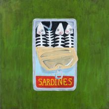 Album cover for Sardines by Apollo Brown / Planet Asia