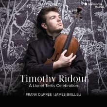 Album cover for A Lionel Tertis Celebration by Timothy Ridout / James Baillieu / Frank Dupree