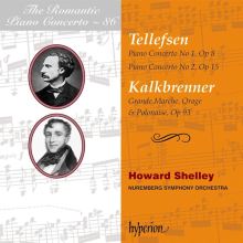 Album cover for The Romantic Piano Concerto, Vol. 86: Tellefsen, Kalkbrenner by Howard Shelley / Nuremberg Symphony Orchestra