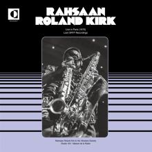 Album cover for Live in Paris 1970: Lost ORTF Recordings by Rahsaan Roland Kirk