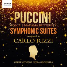 Album cover for Puccini: Symphonic Suites Imagined by Carlo Rizzi by Carlo Rizzi / Welsh National Opera Orchestra