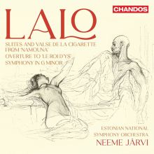 Album cover for Lalo: Suites and Valse de la Cigarette from Namouna; Overture to Le Roi d'Ys; Symphony in G minor by Neeme Järvi / Estonian National Symphony Orchestra