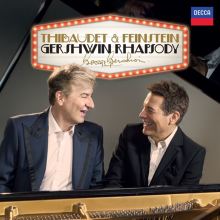Album cover for Gershwin Rhapsody by Michael Feinstein / Jean-Yves Thibaudet