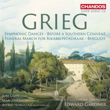 Album cover for Grieg: Symphonic Dances; Before a Southern Convent; etc. by Edward Gardner / Bergen Philharmonic Orchestra