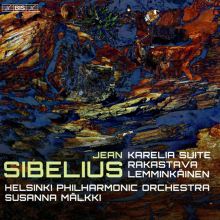 Album cover for Sibelius: Karelia Suite; Rakastava; Lemminkäinen by Susanna Mälkki / Helsinki Philharmonic Orchestra