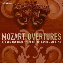 Album cover for Mozart: Overtures by Kölner Akademie / Michael Alexander Willens