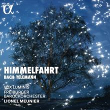 Album cover for Himmelfahrt: Bach, Telemann by Lionel Meunier / Freiburger Barockorchester / Vox Luminis