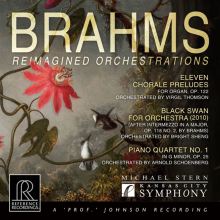 Album cover for Brahms: Reimagined Orchestrations by Michael Stern / Kansas City Symphony