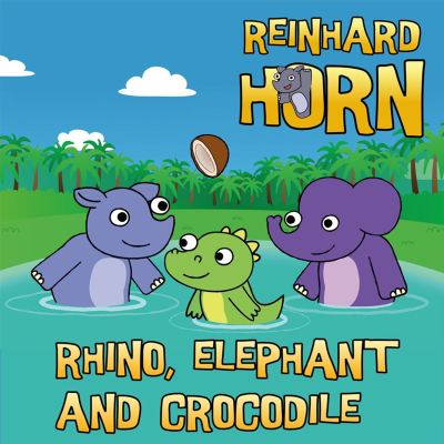 Rhino, Elephant and Crocodile