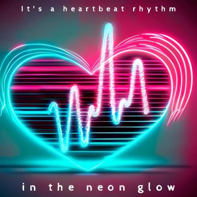 It's a Heartbeat Rhythm in the Neon Glow