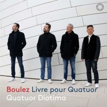 Album cover for Boulez: Livre pour Quatuor [2023 Recording] by Quatuor Diotima