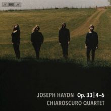 Album cover for Joseph Haydn: String Quartets Op. 33/4-6 by Chiaroscuro Quartet